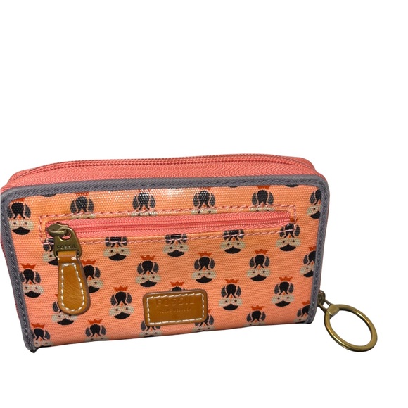 Fossil Owl Print Zip Around Wallet - Picture 4 of 11